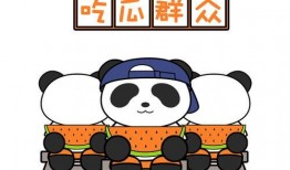 熊猫吃瓜卡通,欢乐卡通里的趣味时光